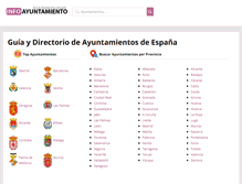 Tablet Screenshot of infoayuntamiento.com